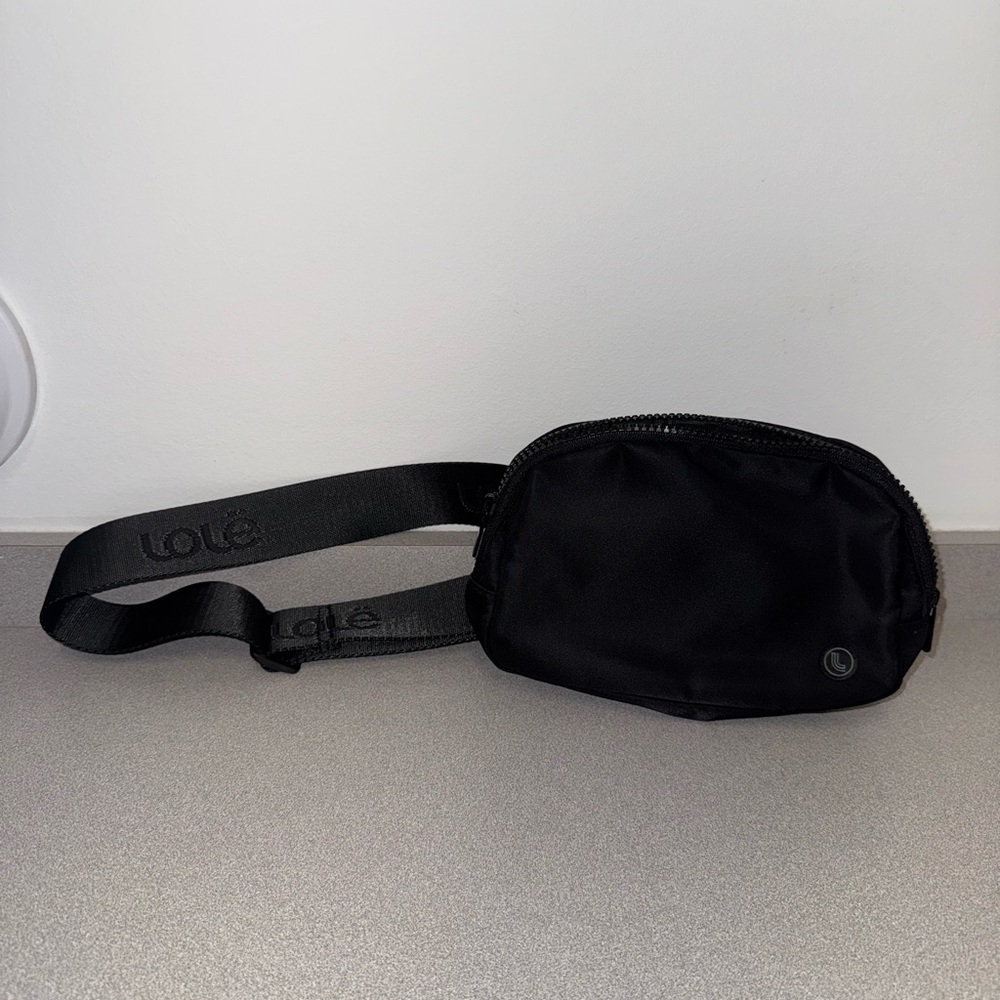 Lole Black Belt Bag/Fanny Pack